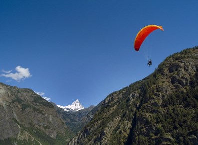 Volo in parapendio - Antey-Saint-André