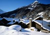 Paesaggio invernale di Cogne