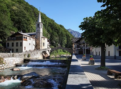 Panorama di Fontainemore