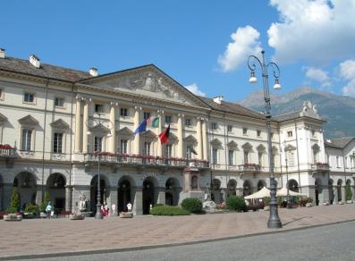 Municipio e Piazza Chanoux - Aosta