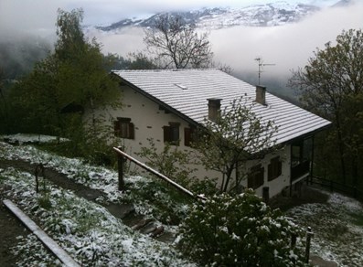 veduta esterna invernale