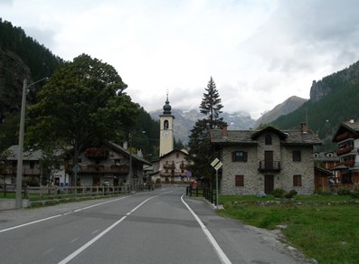 Panorama di Gressoney-La-Trinité