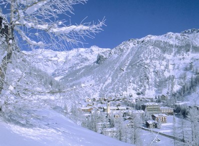 Panorama di Gressoney-La-Trinité