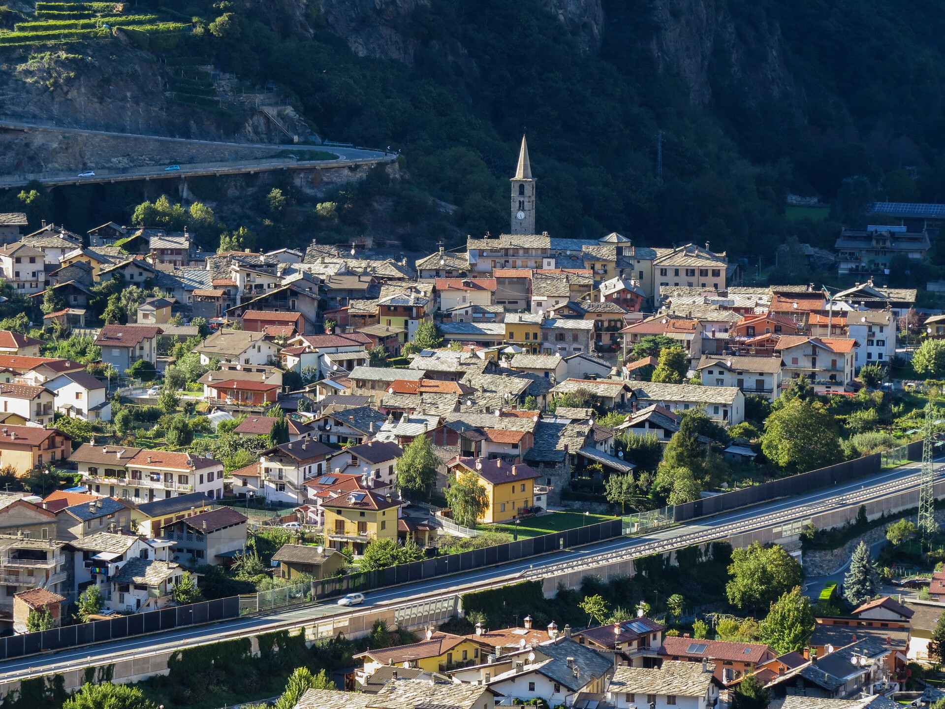 Le village de Hône