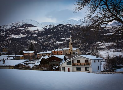 veduta esterna invernale