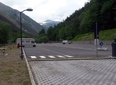 veduta area sosta camper