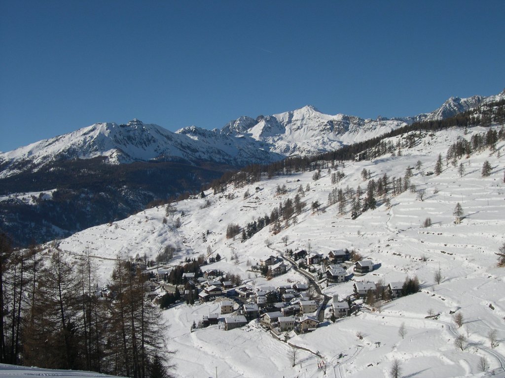 Panorama de La Magdeleine en hiver