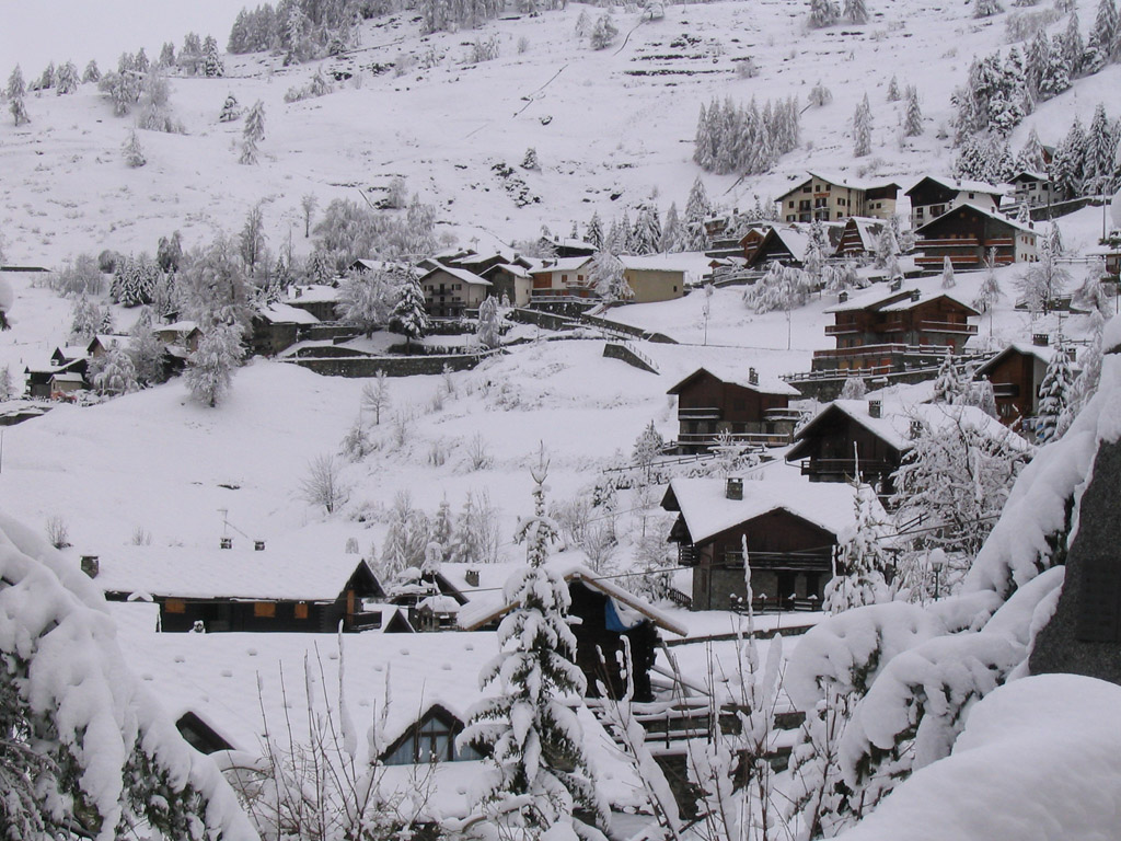 Chute de neige à La Magdeleine