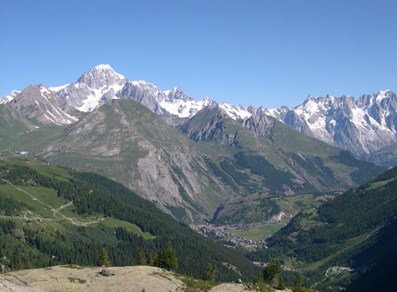Panorama di La Thuile