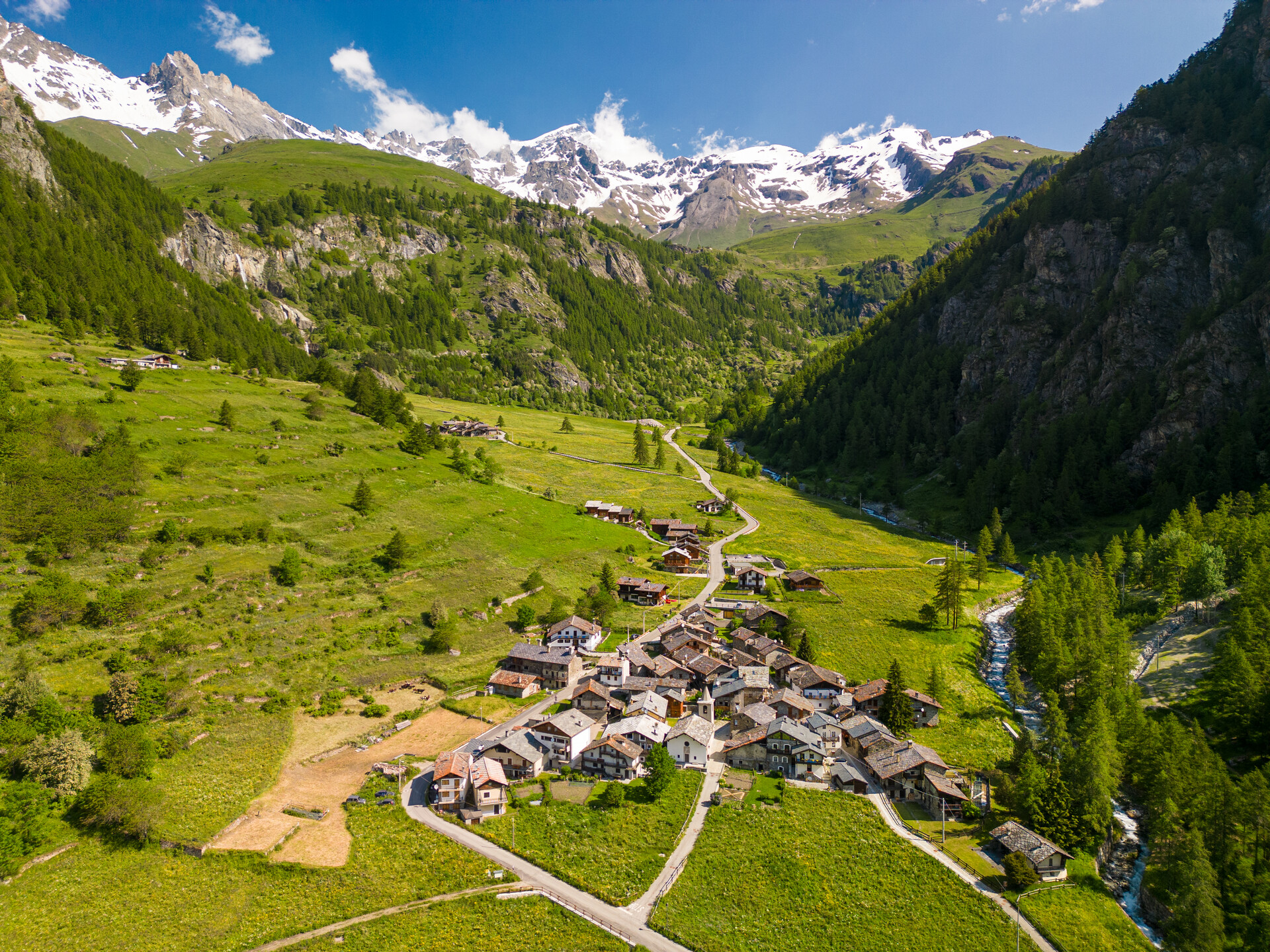 Villaggio di Vaud a Ollomont