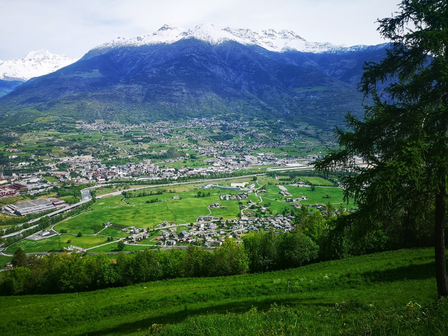 Panorama de Pollein
