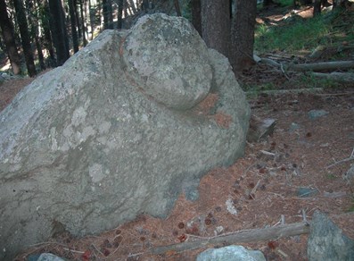 Cava di macine a Pontey