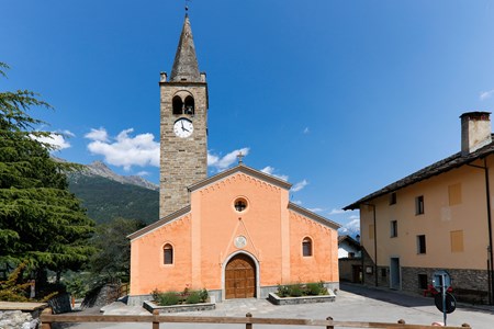 Gignod-Kirche - Fassade