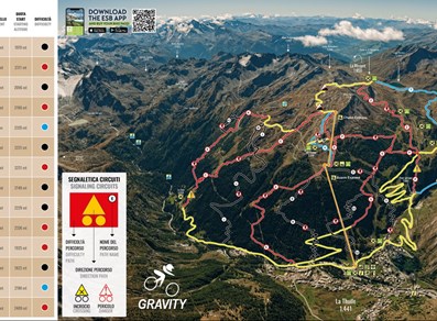 Mappa gravity La Thuile 2023