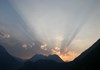 Tramonto a Pont-Saint-Martin