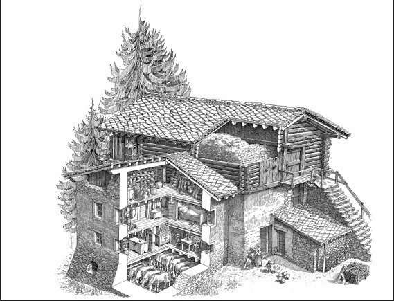 Disegno di Francesco Corni - Champorcher