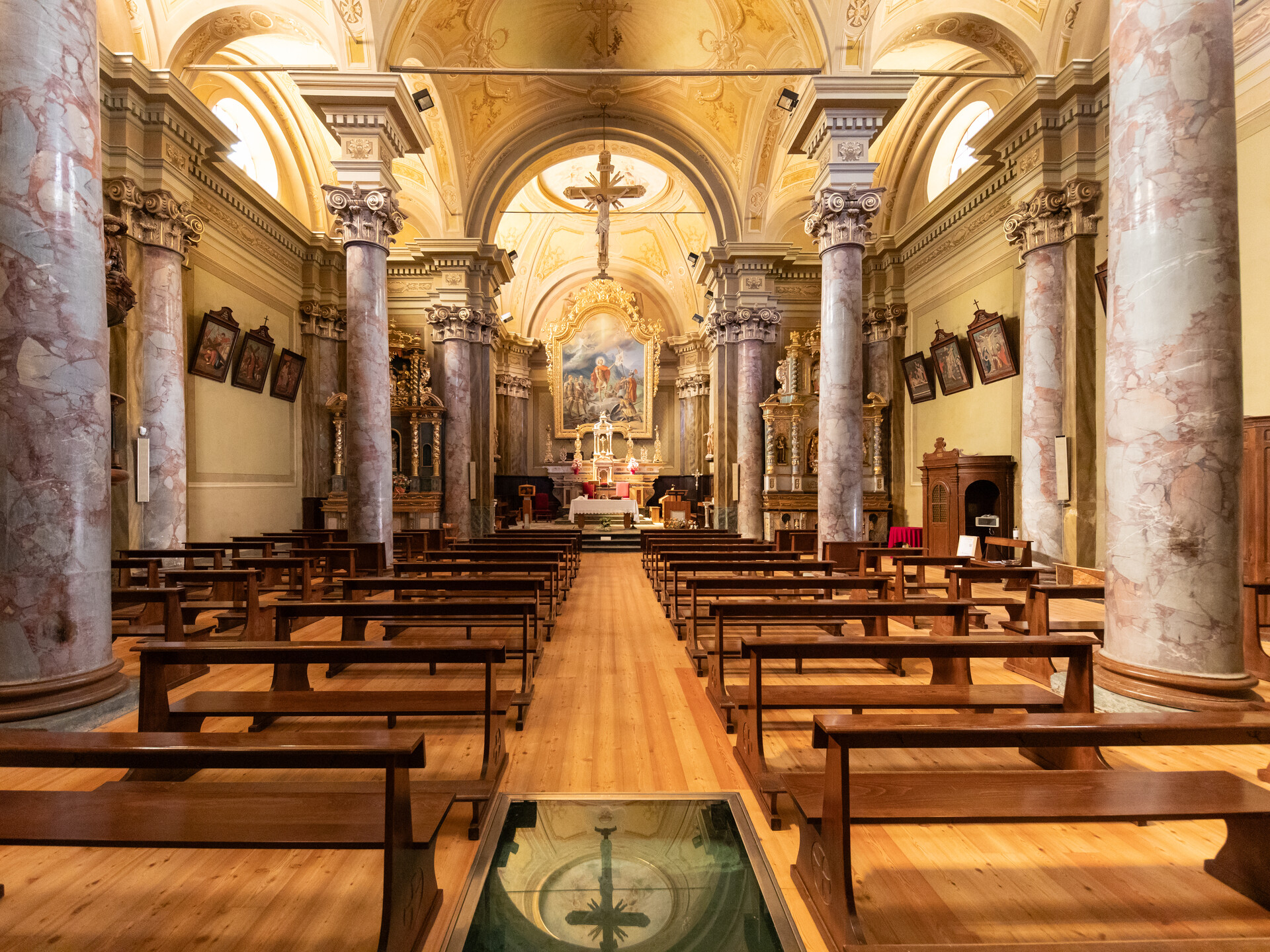 iglesia de Brusson
