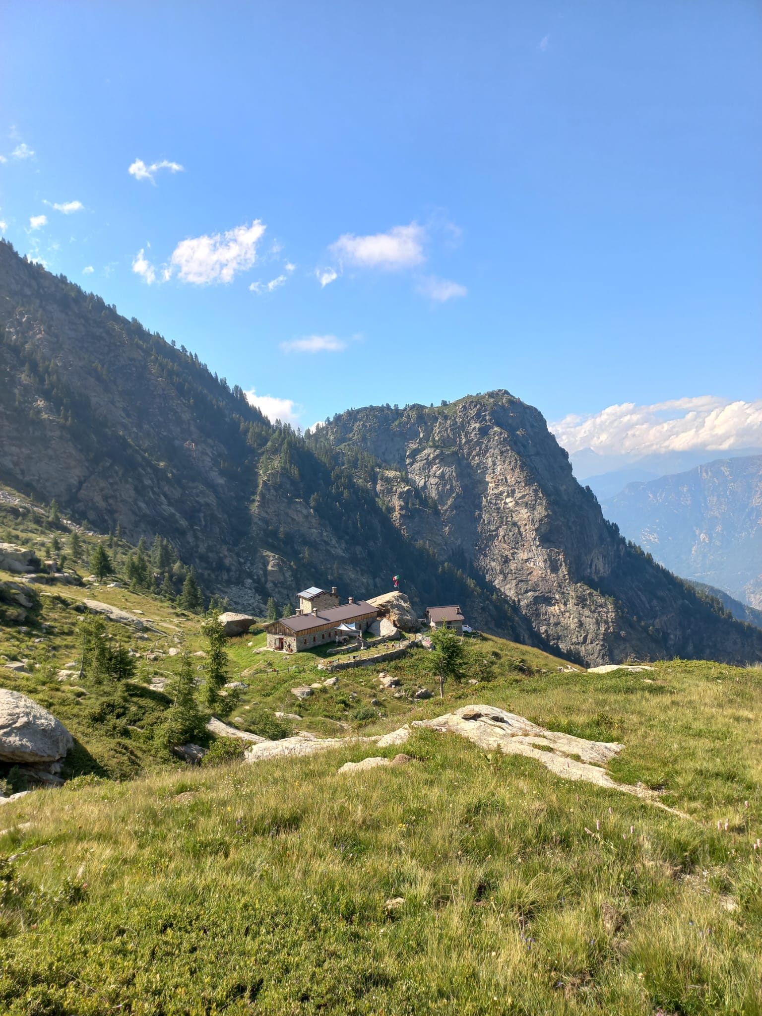 Paesaggio dall'Alpe Bonze