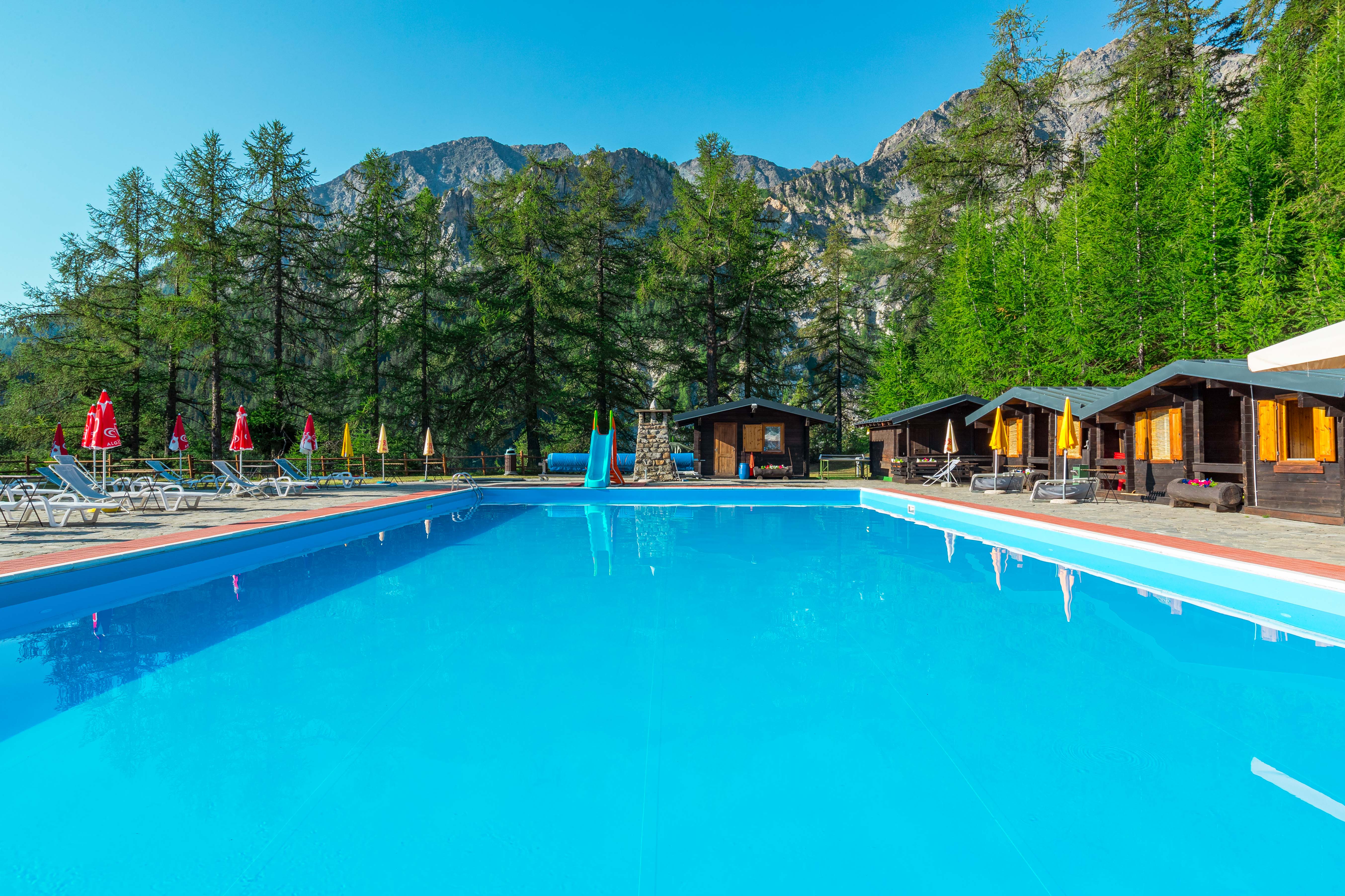 Piscine alpine Plan Chécrouit