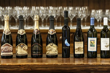 The bottles produced by the winery