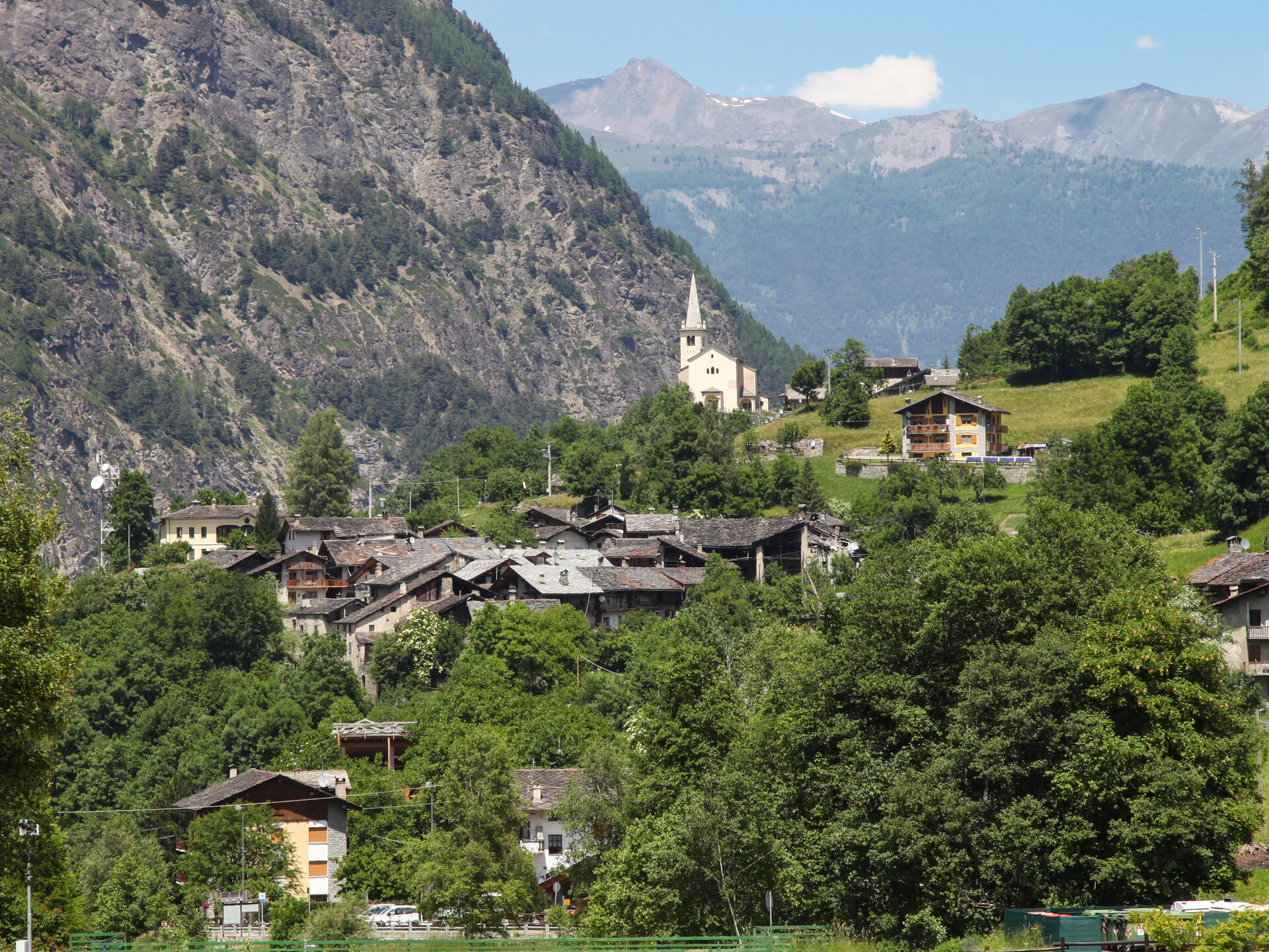 Panorama di Rhêmes-Saint-Georges - Estate