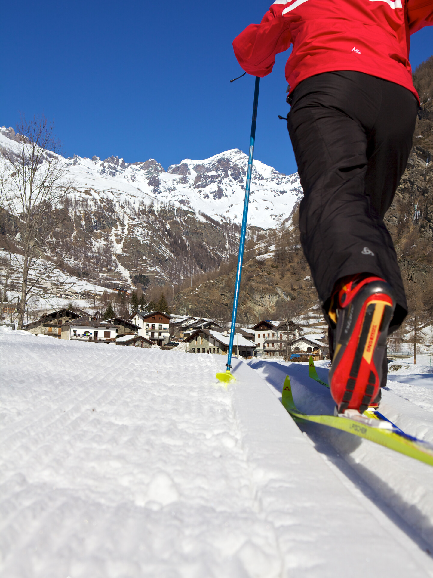 Piste de ski de fond de Ollomont