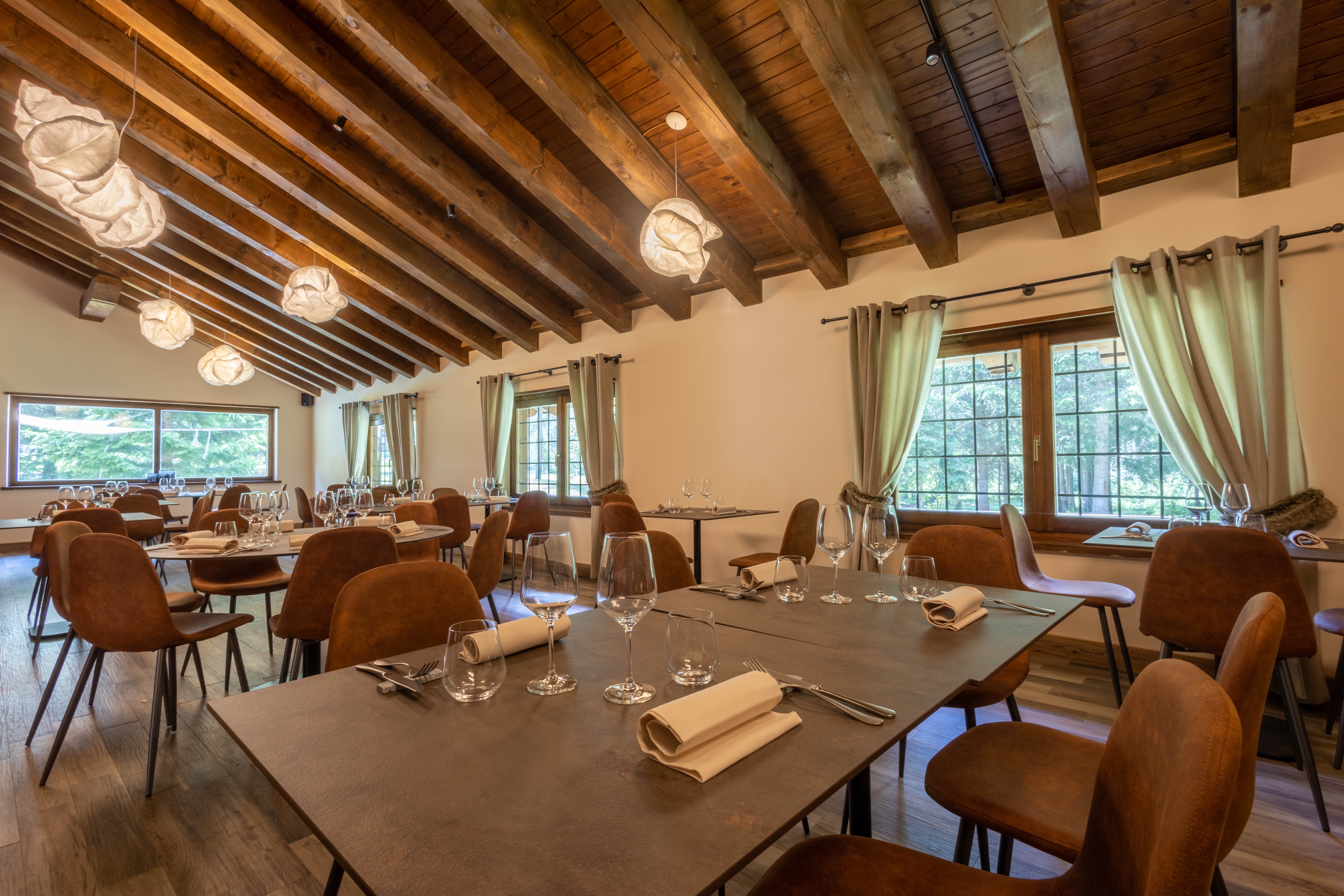 Sala interna del ristorante