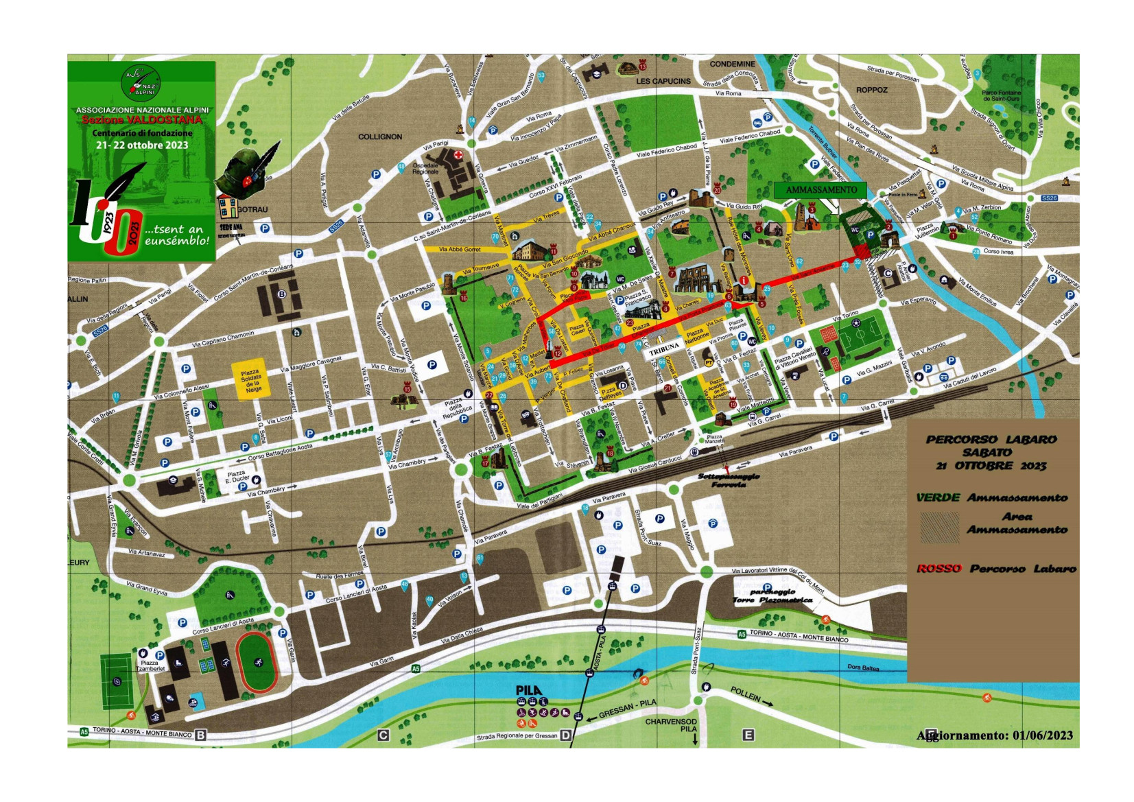 Percorso del 21 ottobre