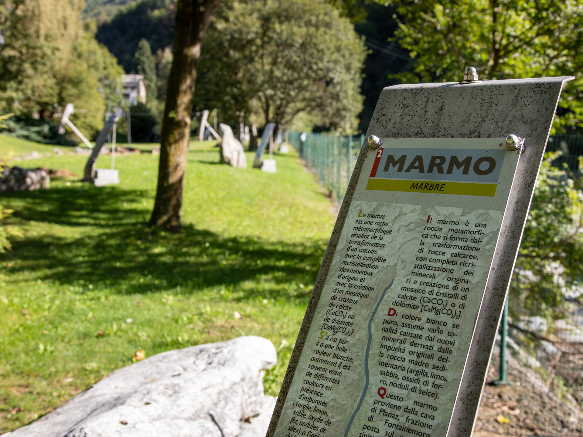 Giardino di rocce Le pietre del Lys
