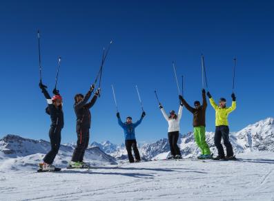 Wintersportort Breuil-Cervinia Valtournenche Zermatt