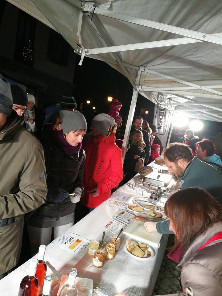 Degustazione di toma di Gressoney