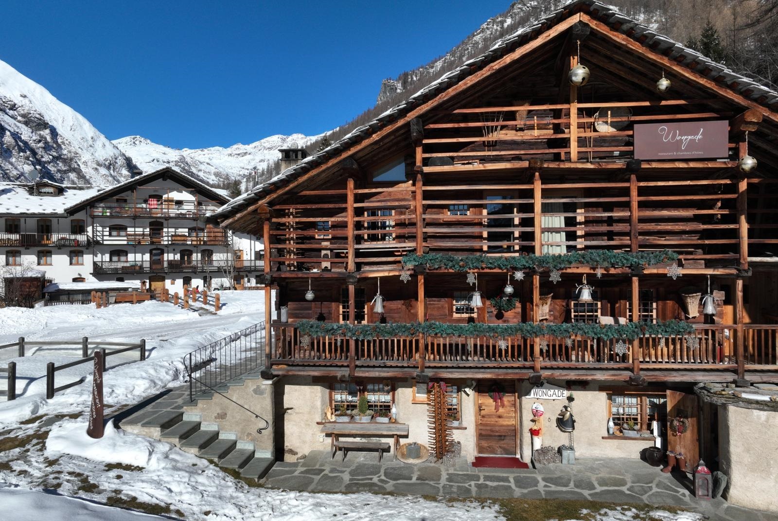 Il ristorante in inverno
