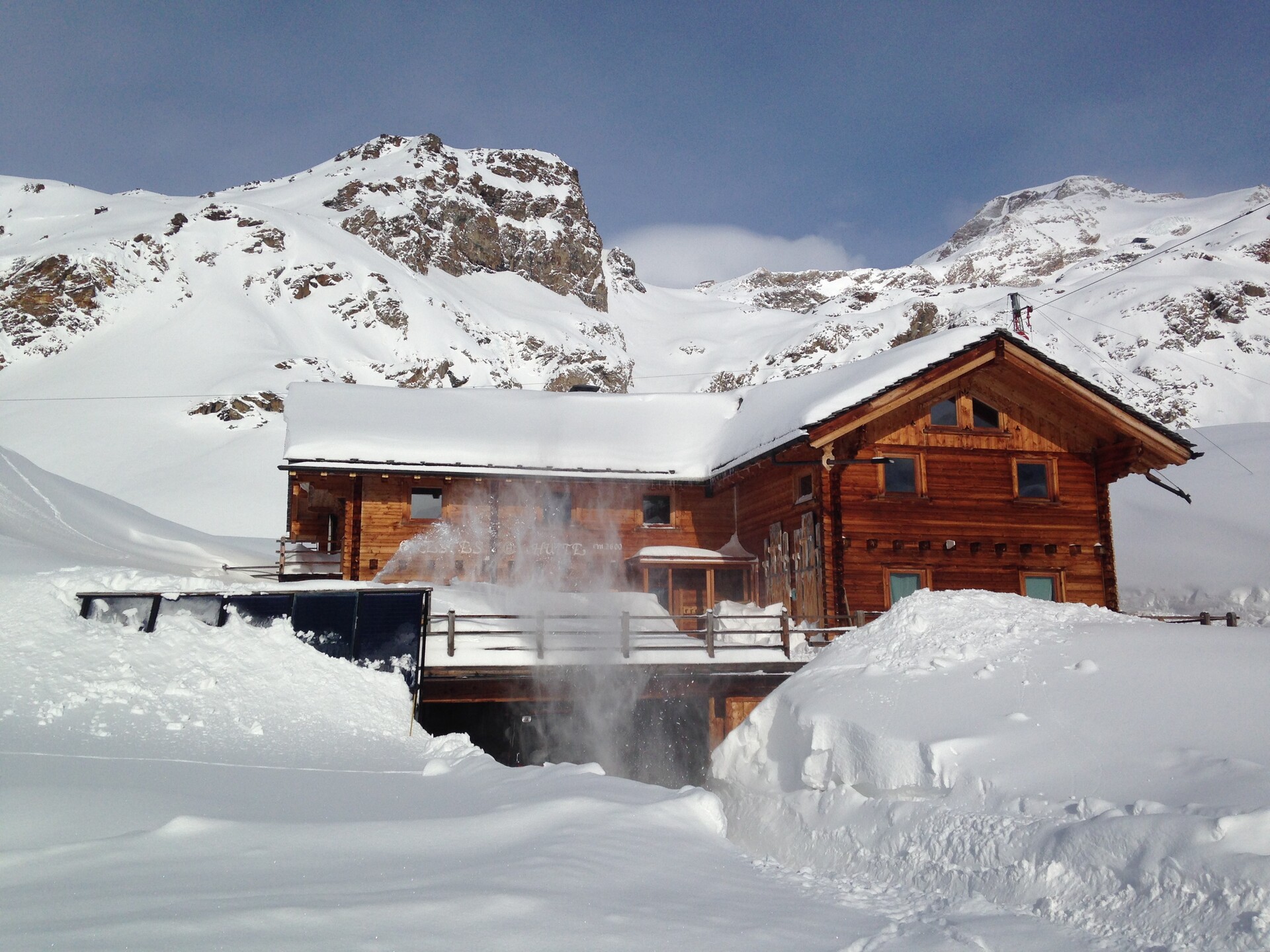 Il rifugio in inverno