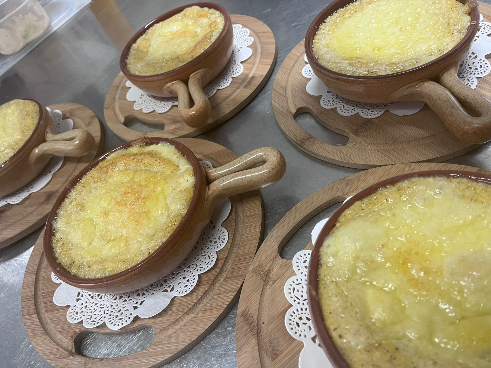 Polenta concia (with cheese sauce)