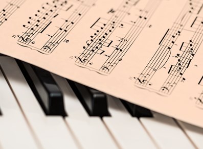 Score and piano