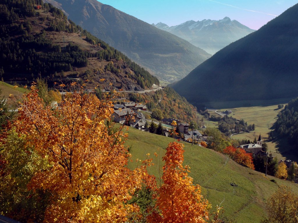 Saint-Rhémy-En-Bosses en automne