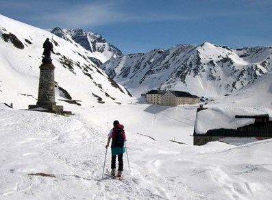 Scialpinismo al colle del Gran San Bernardo