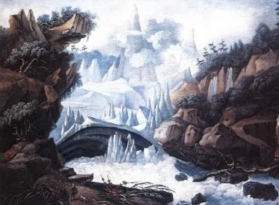 Louis Bélanger 1756-1816 - Bocca del ghiacciaio