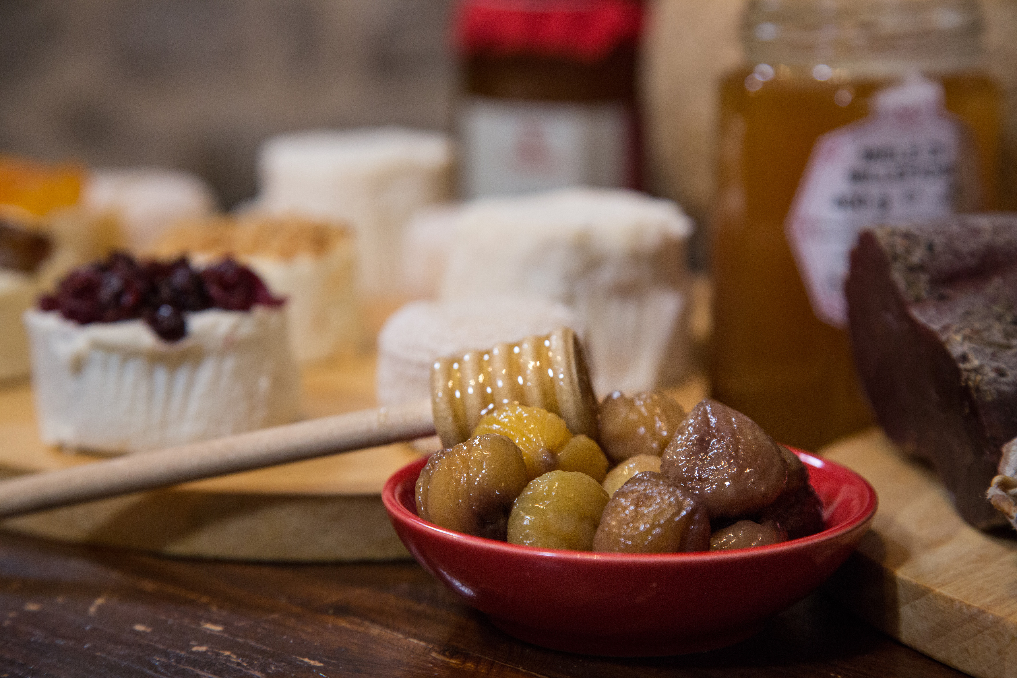 Chestnuts with honey