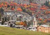 Panorama di Torgnon in autunno