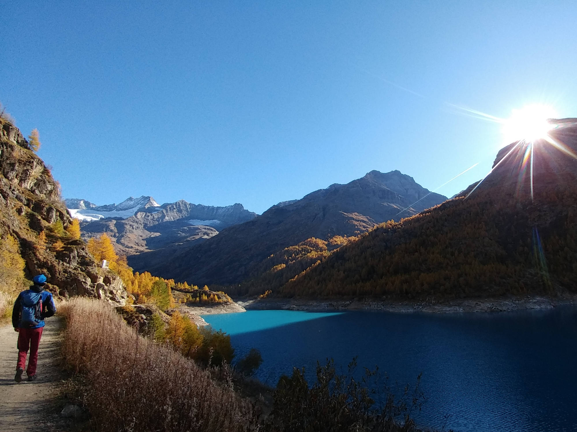 Il lago di Place Moulin - autunno