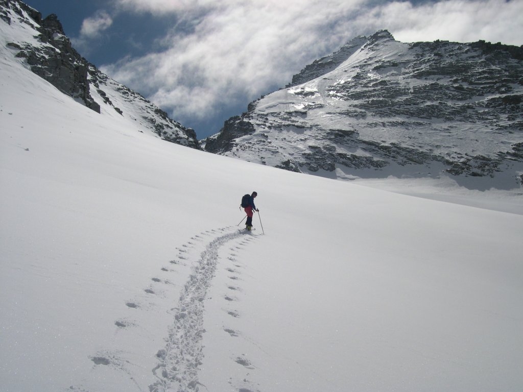 Salendo al Colle dell'Herbetet