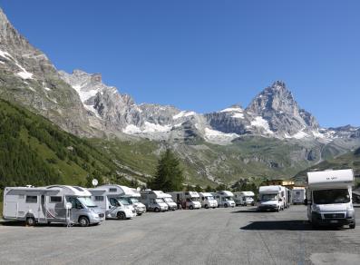 aire camping-cars Lago Blu - Cervinia