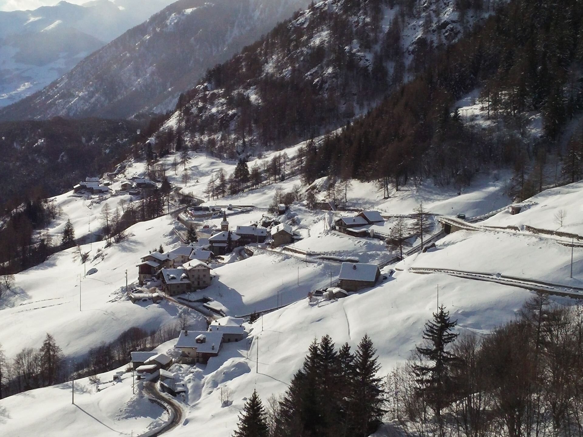 Bionaz in inverno