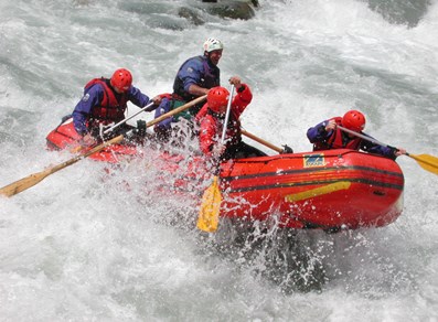 Rafting a Villeneuve