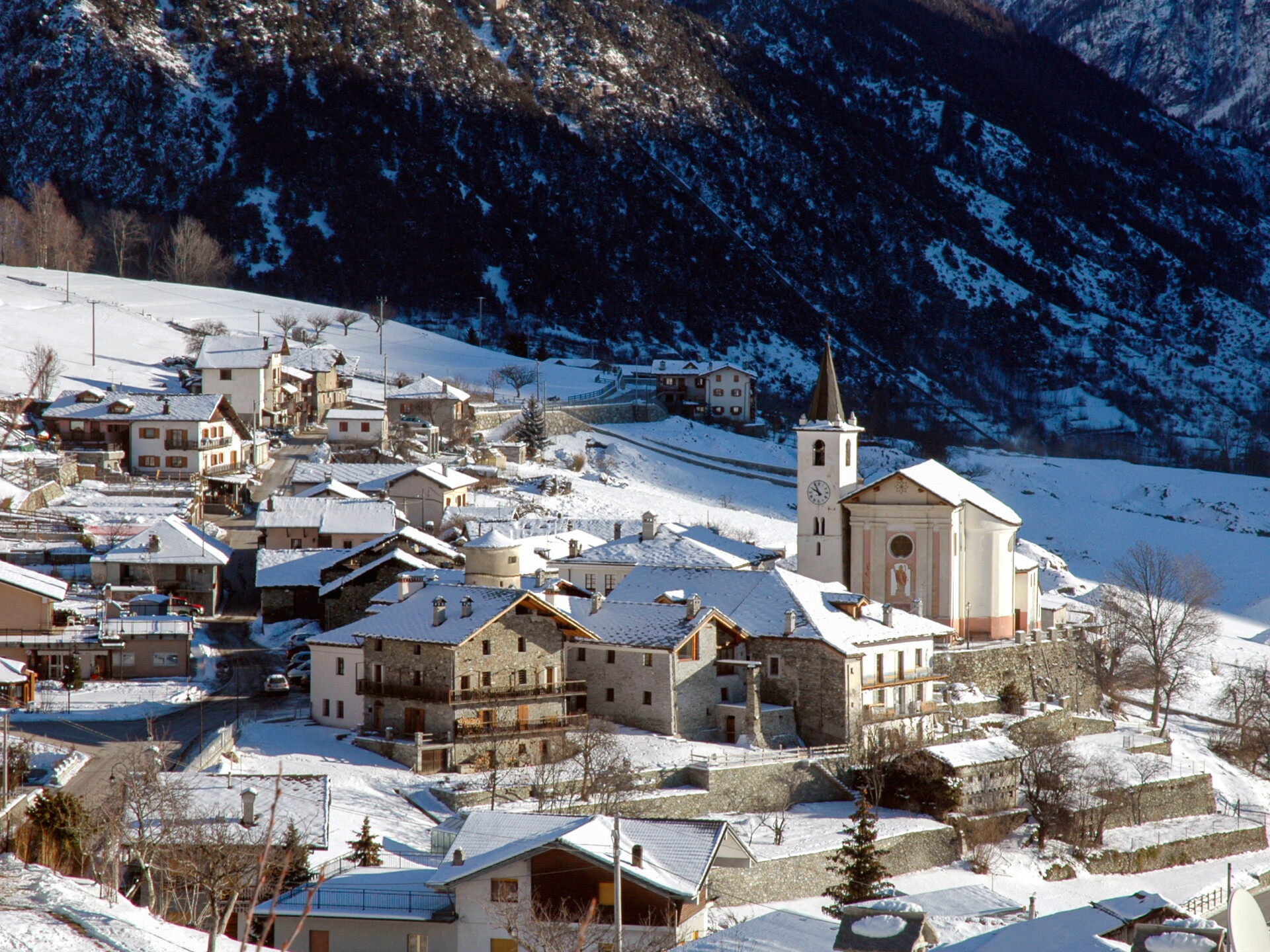Doues en hiver