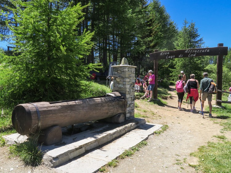 Entrada al área de picnic