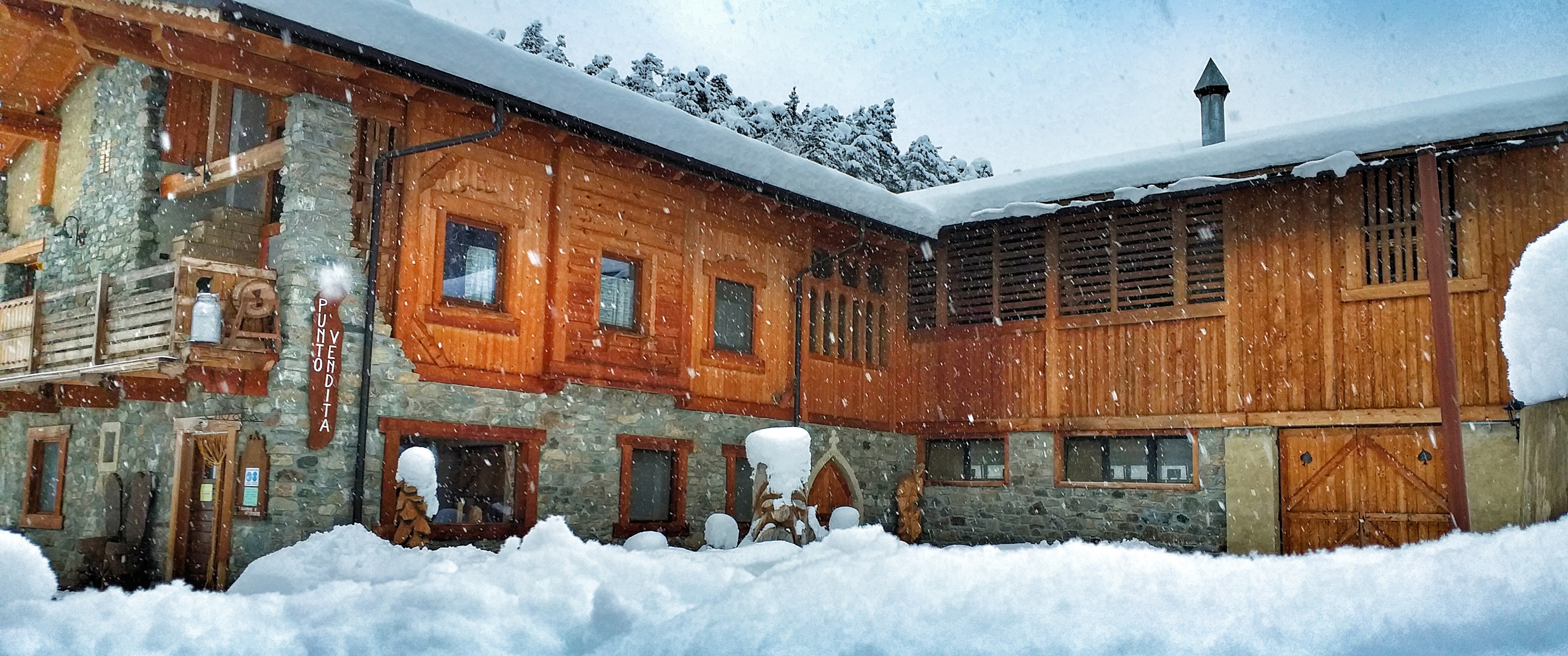 Der Bauernhof im Winter