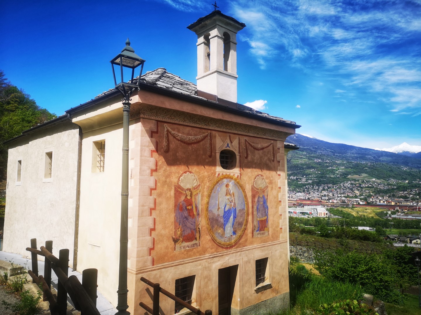 La chapelle de Sainte-Barbe à Chenaux