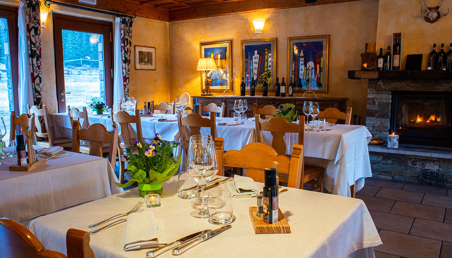 Sala del ristorante